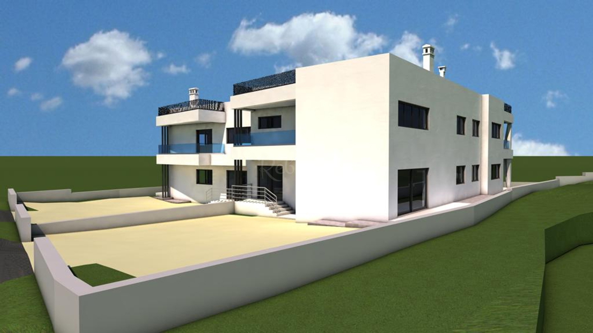 Appartamento di lusso con terrazza benessere a Kanfanar – nuova costruzione