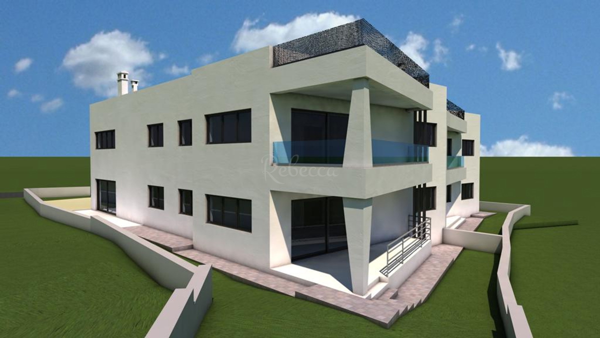Appartamento di lusso con terrazza benessere a Kanfanar – nuova costruzione
