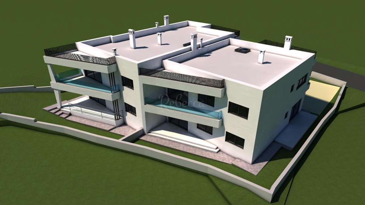 Appartamento di lusso con terrazza benessere a Kanfanar – nuova costruzione