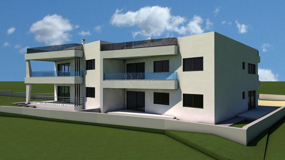 Appartamento di lusso con terrazza benessere a Kanfanar – nuova costruzione