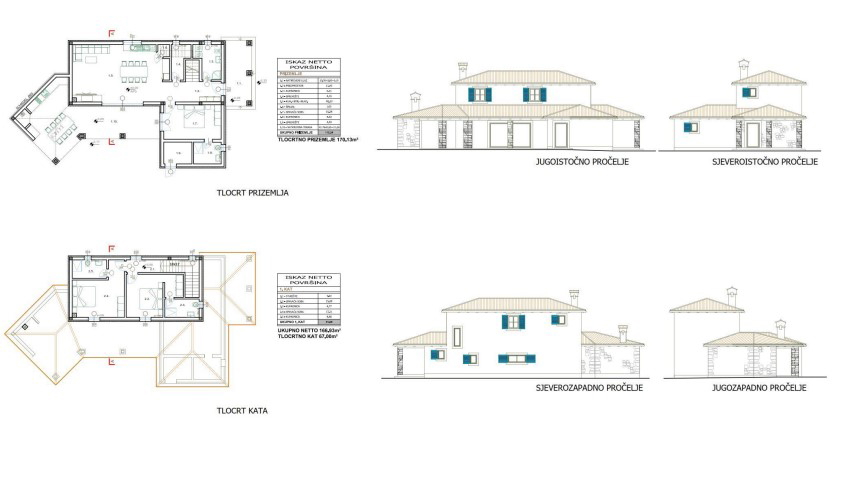 Villa con piscina, vicino a Gimino