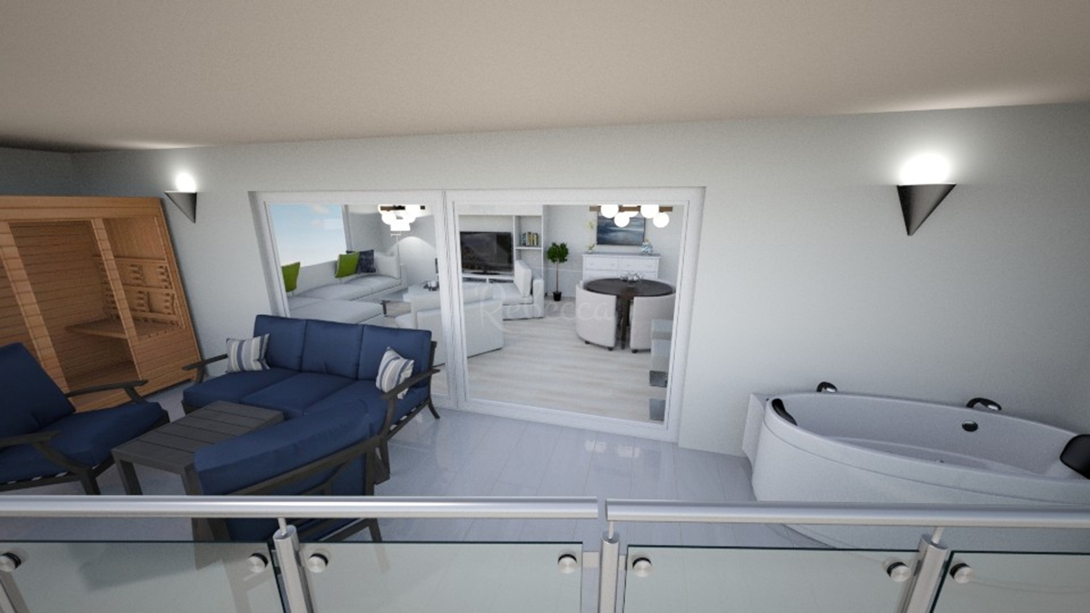Appartamento di lusso con terrazza benessere a Kanfanar – nuova costruzione