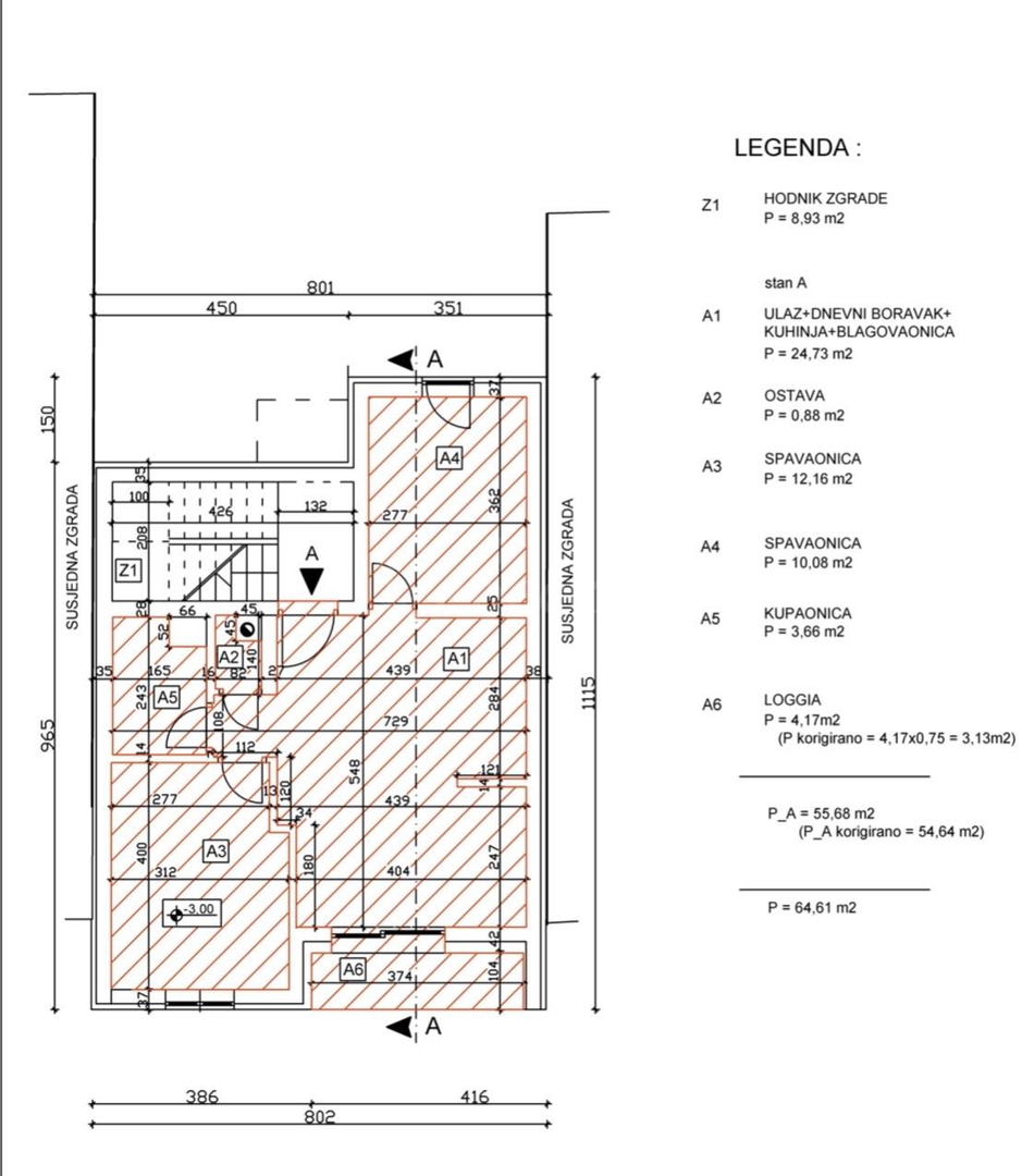 Pola, Gregovica, appartamento con 2 camere da letto, giardino, parcheggio