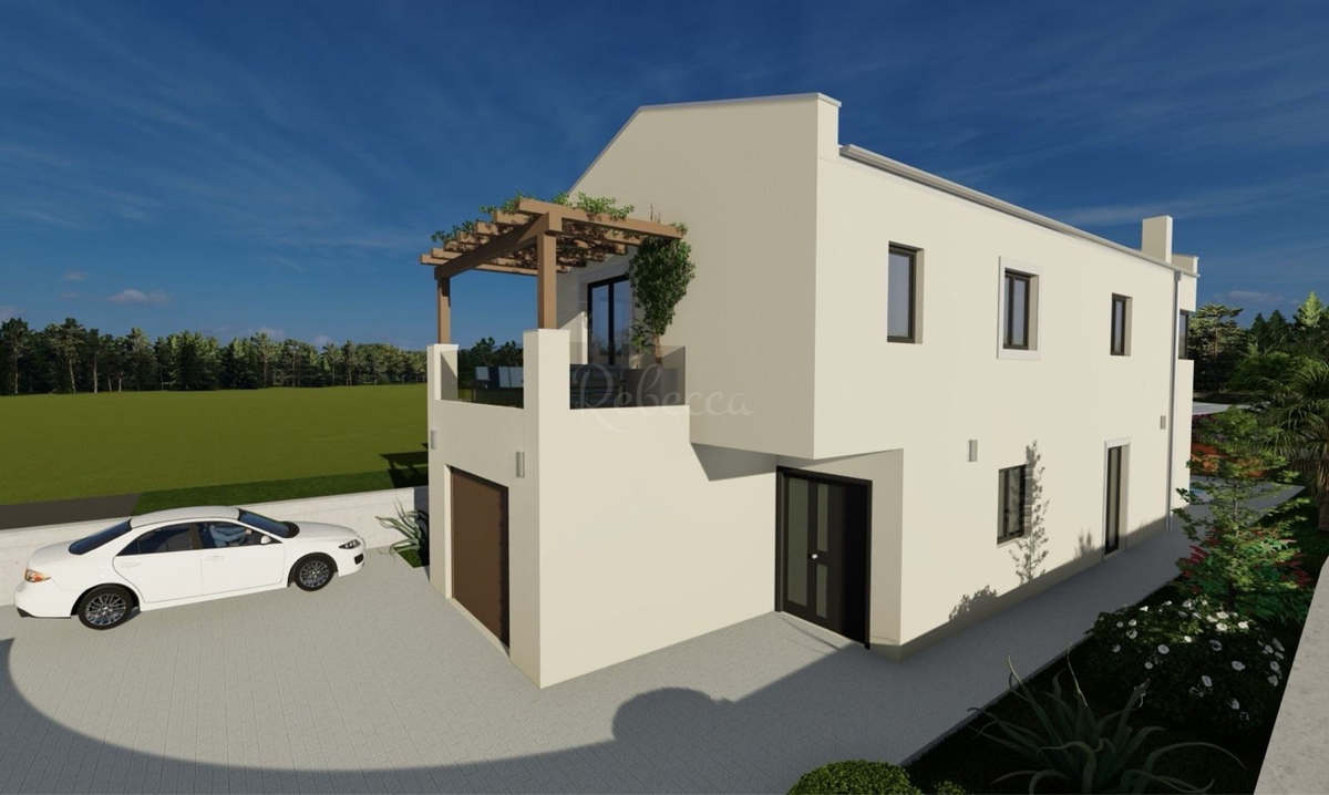 Casa in costruzione, 290 m2, piscina, zona Štokovci