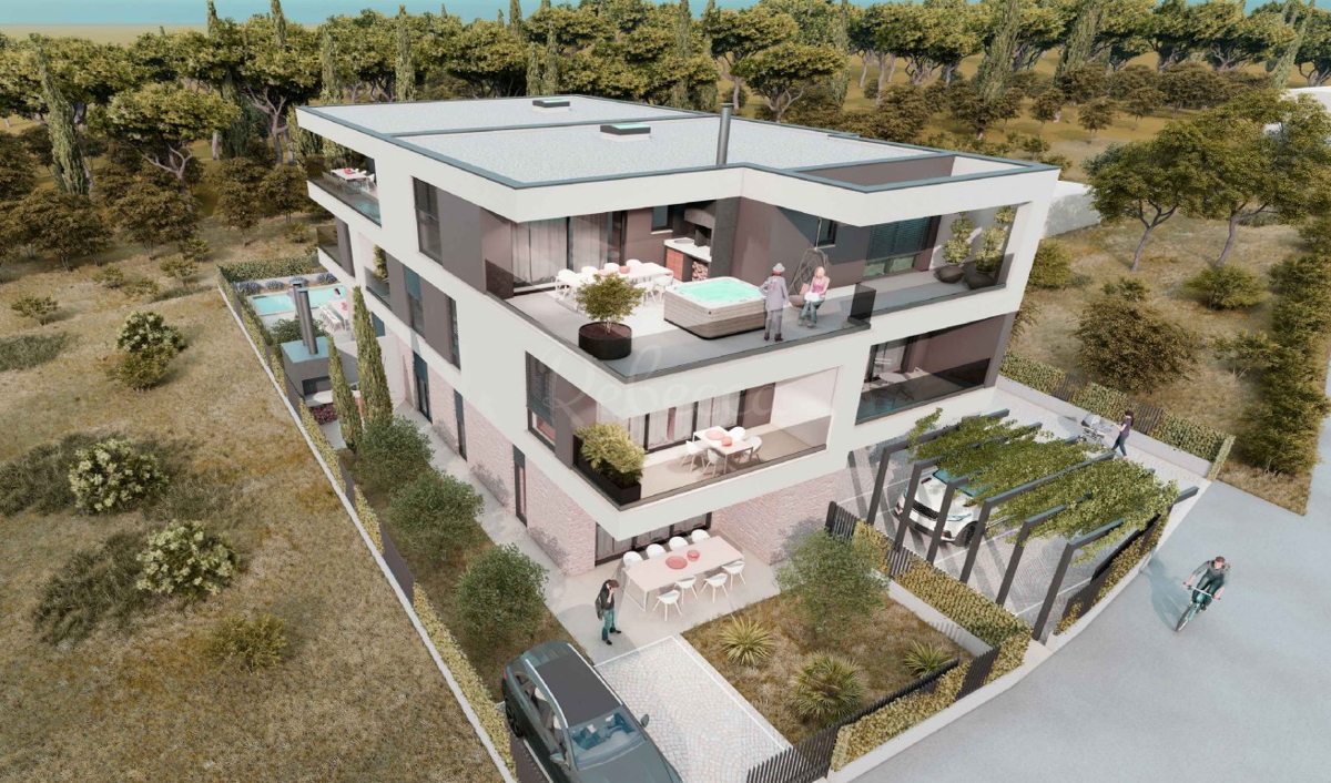 NUOVO, Šijana, appartamento 160,77 m2. secondo piano