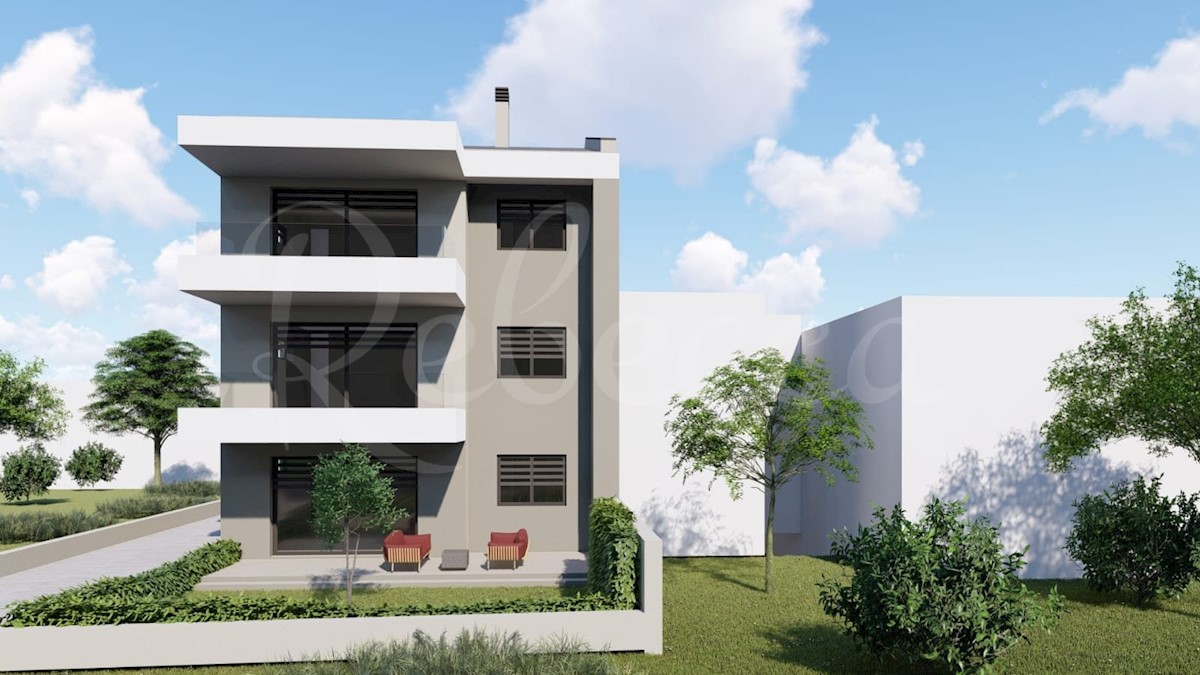 Appartamento al 1° piano, 72,20 m2, 2 camere, parcheggio, vicino al mare, Valbandon, NUOVO