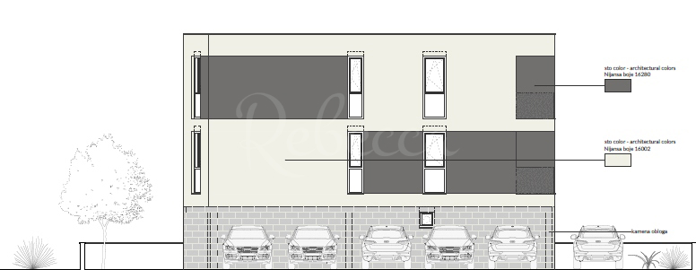 Appartamento al piano terra, 64,71 m2, 2 camere da letto, terrazzo, parcheggio, Peroj