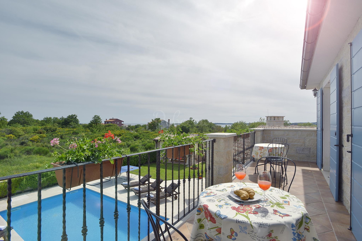 Ville di lusso con piscina, vista mare, Medulin