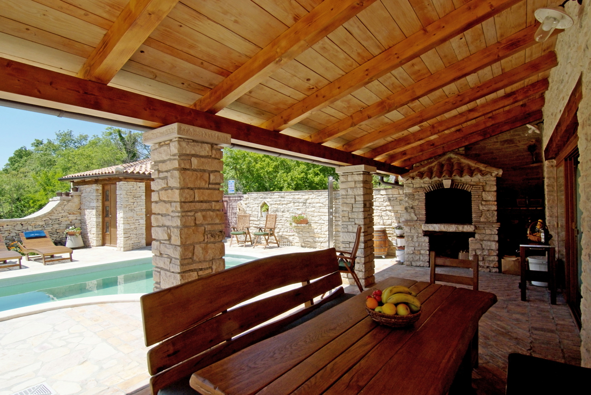 Casa in pietra d&apos;Istria, piscina, zona di Barban