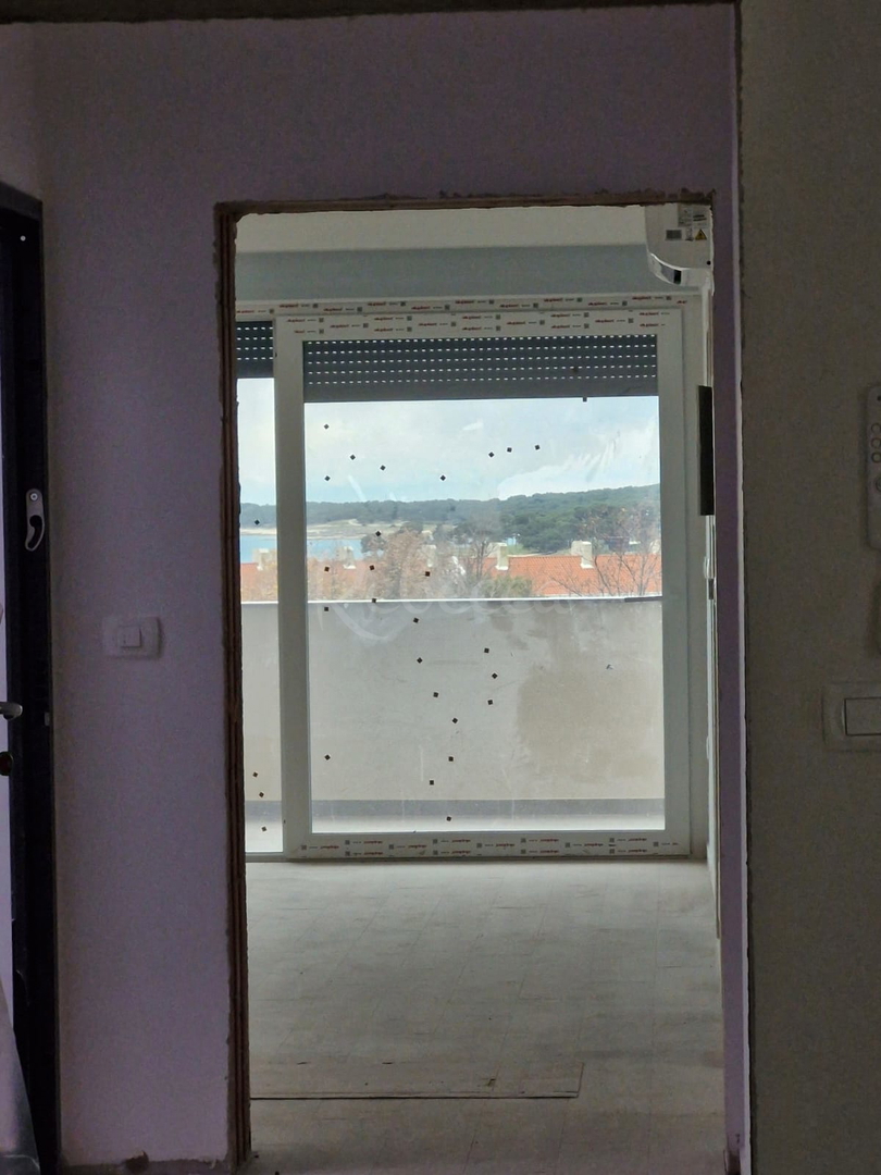 Attico vista mare, 3 camere da letto, 2 piano, 96 m2, parcheggio, Medolino, NUOVO