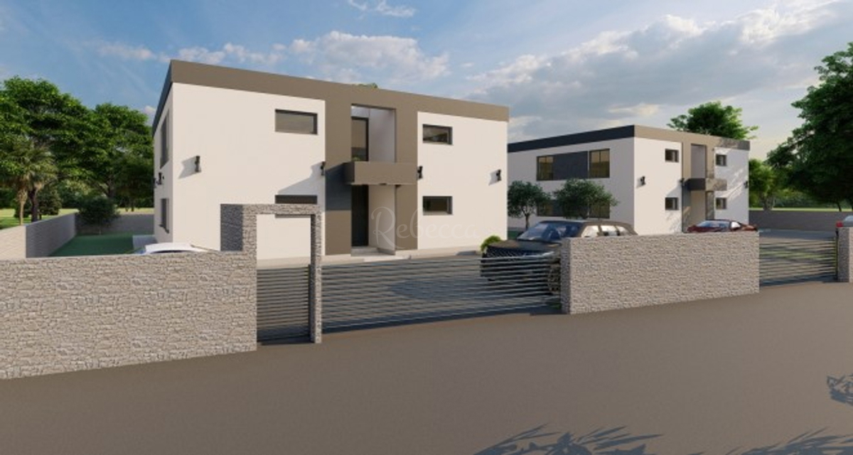 NEU GEBAUTES Apartment mit zwei Schlafzimmern in Štinjan mit Garten, nahe dem Meer