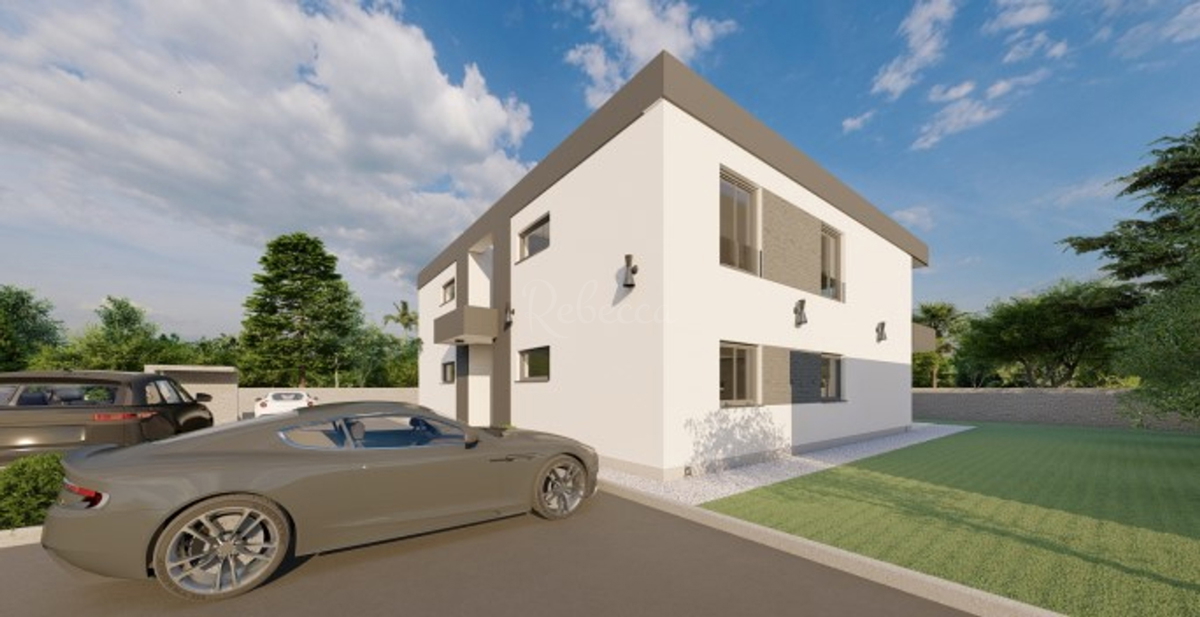 NEU GEBAUTES Apartment mit zwei Schlafzimmern in Štinjan mit Garten, nahe dem Meer