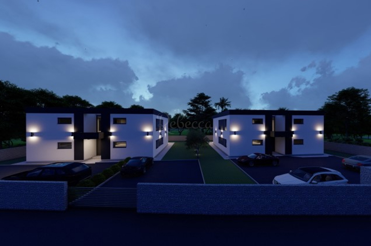 NEU GEBAUTES Apartment mit zwei Schlafzimmern in Štinjan mit Garten, nahe dem Meer