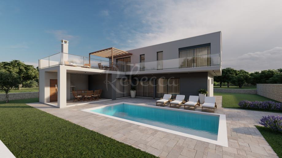 Terreno edificabile, progetto, 1300 m2, vicino a Barban