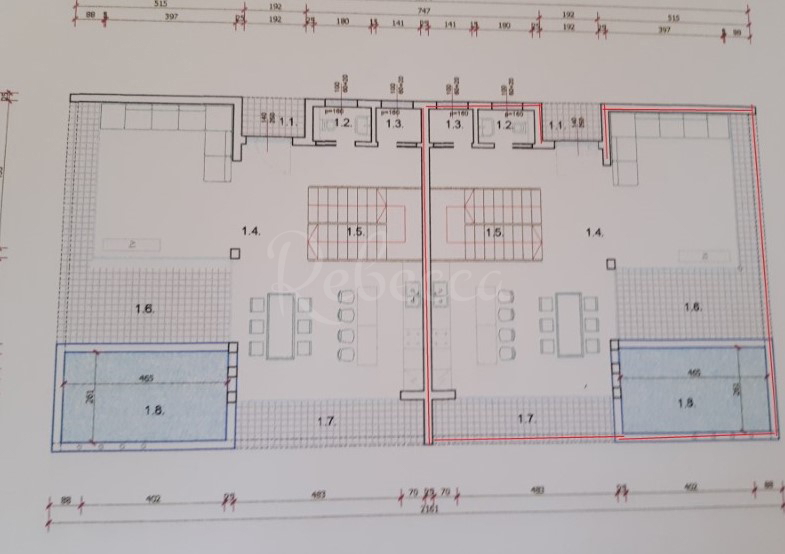 Villa lussuosa, piscina, posizione attraente, 50 m dal mare, Fasana, NUOVA