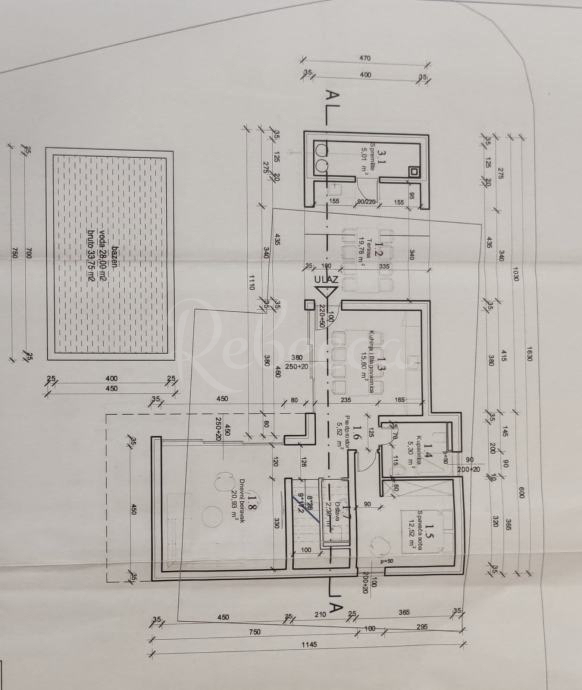 Casa indipendente, 254m2, piscina, vicino a Pola, NUOVA