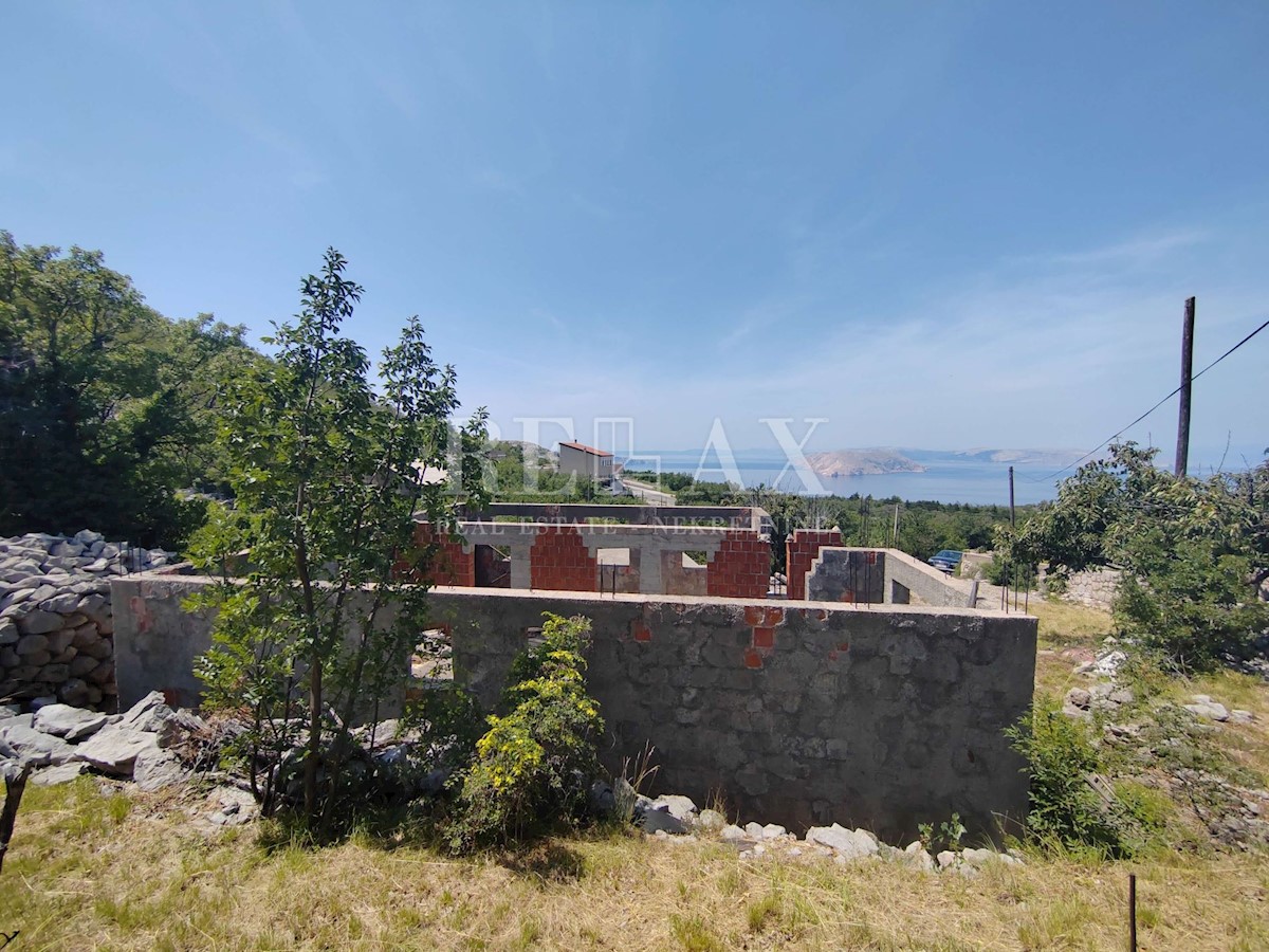 Senj, Lukovo - la costruzione è iniziata con la vista sul mare