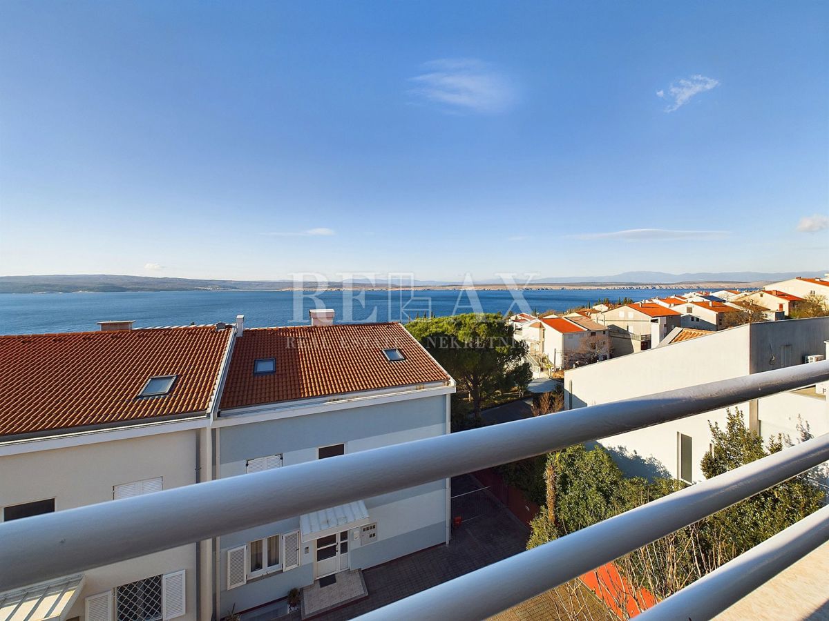 Dramalj - appartamento duplex con vista panoramica sul mare