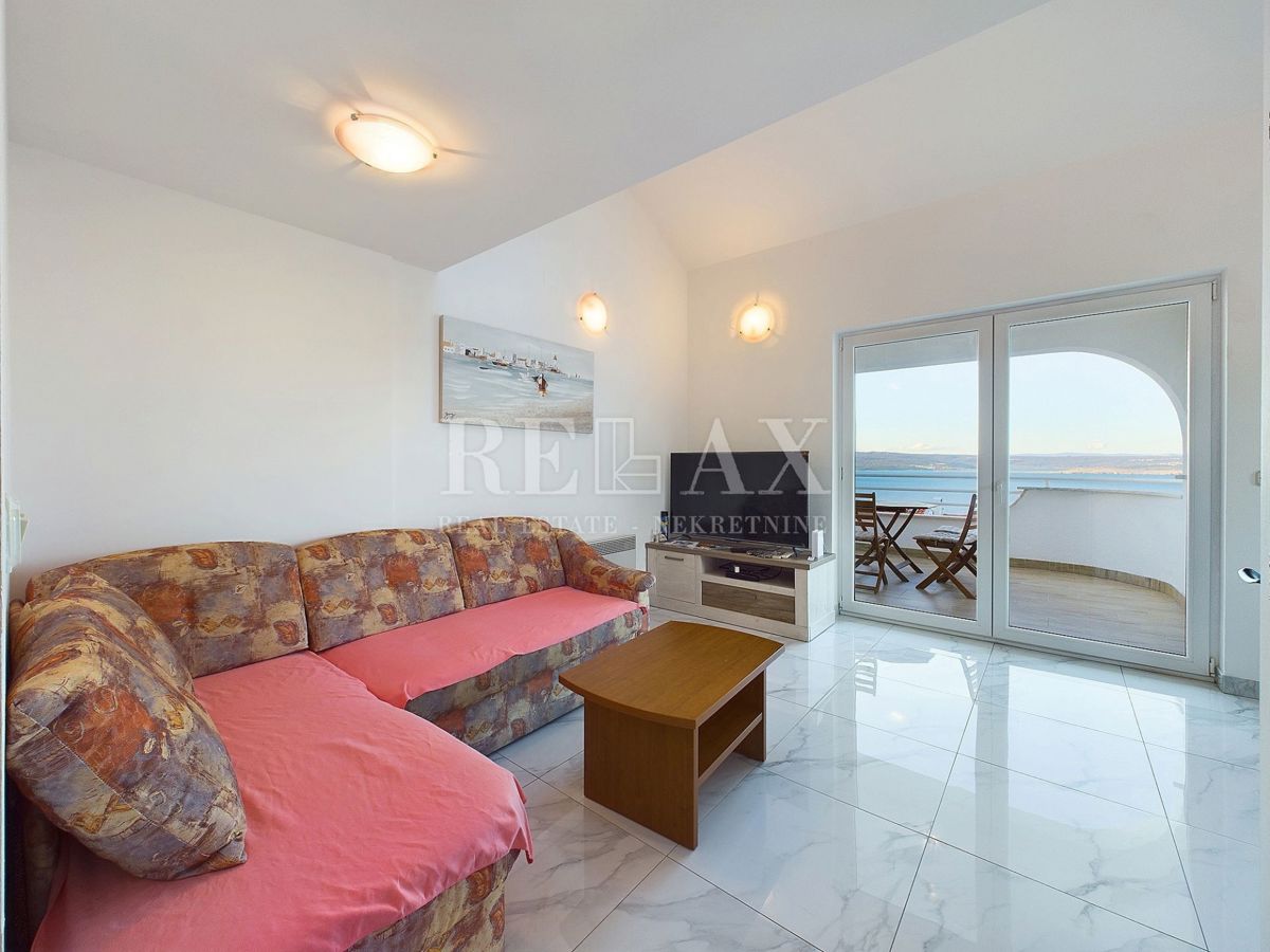 Dramalj - appartamento duplex con vista panoramica sul mare