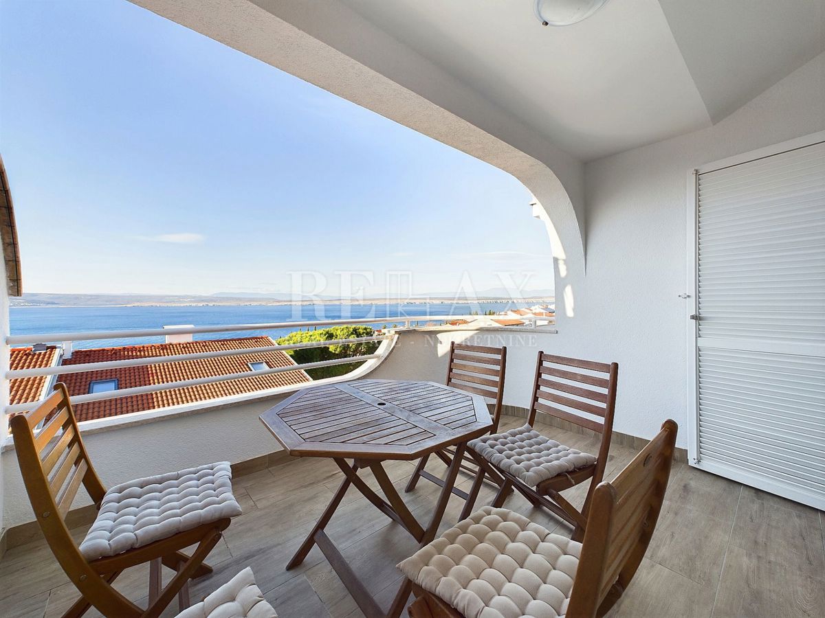 Dramalj - appartamento duplex con vista panoramica sul mare