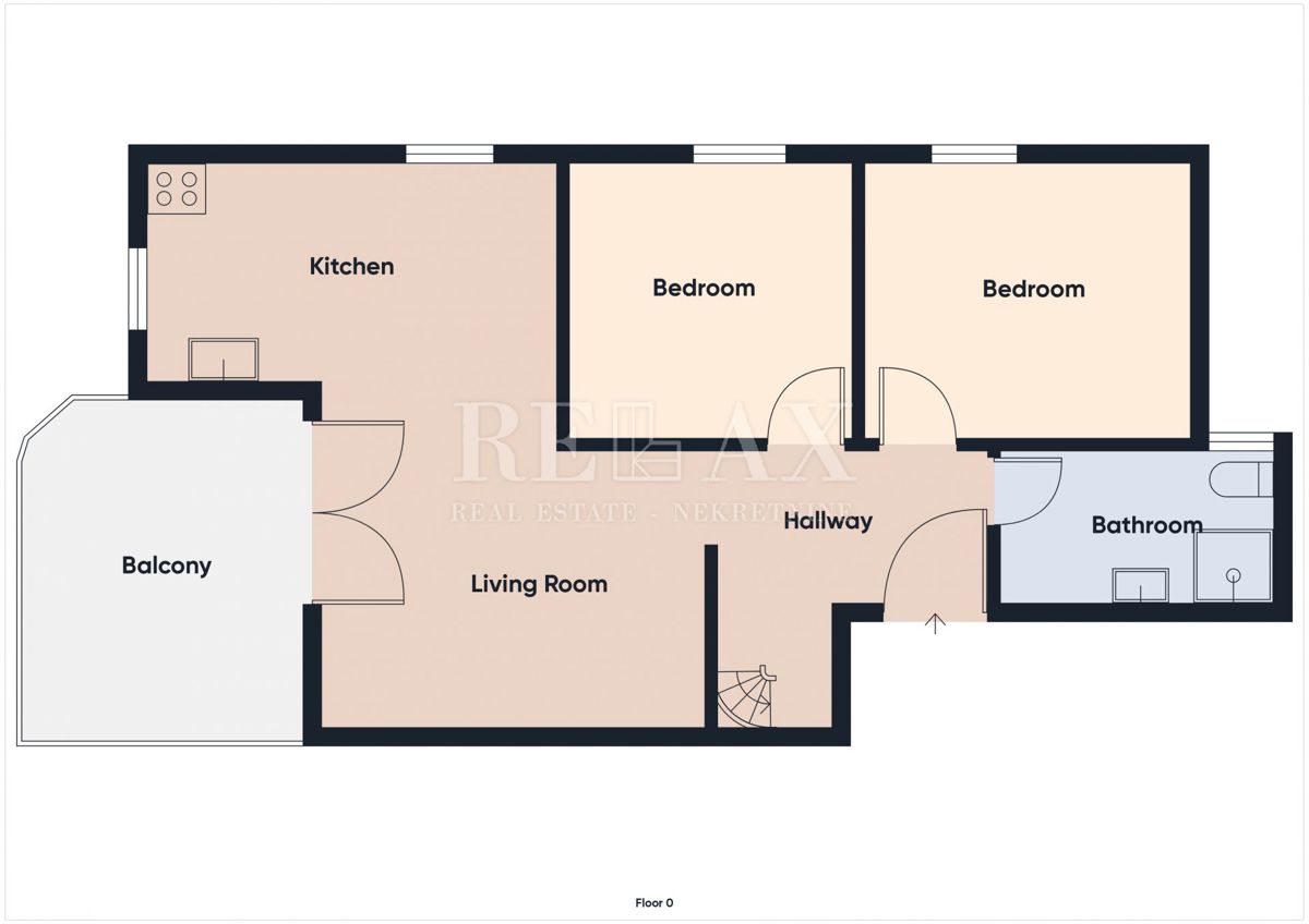 Dramalj - appartamento duplex con vista panoramica sul mare