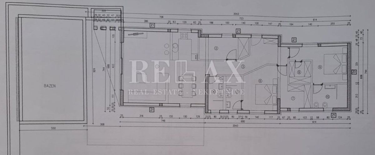 Lovran - appartamento in un nuovo edificio con piscina