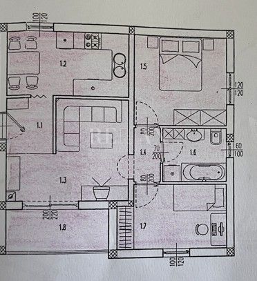 Rijeka, Mladenići - appartamento con due camere 