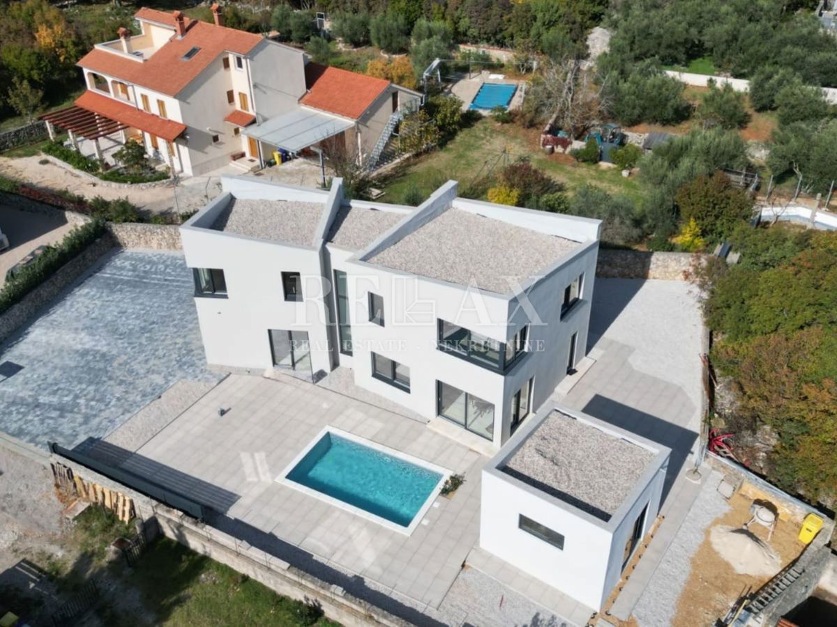 Isola di Krk, Muraj - villa lussuosamente arredata con piscina