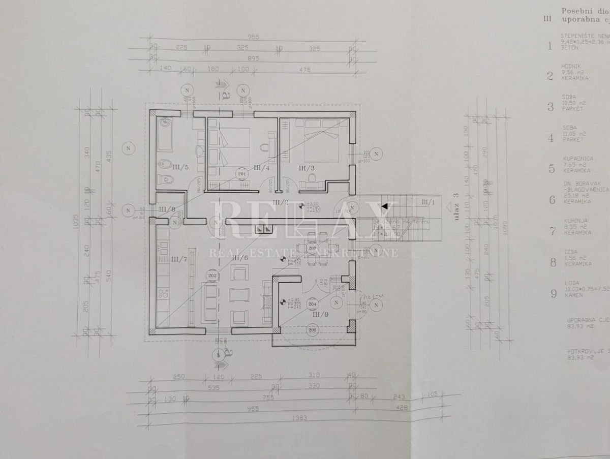 Senj, Bunica - appartamento con garage e terrazza vicino al mare