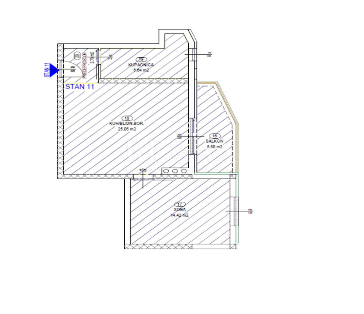 Rijeka, Kastav - nuova costruzione 55m2