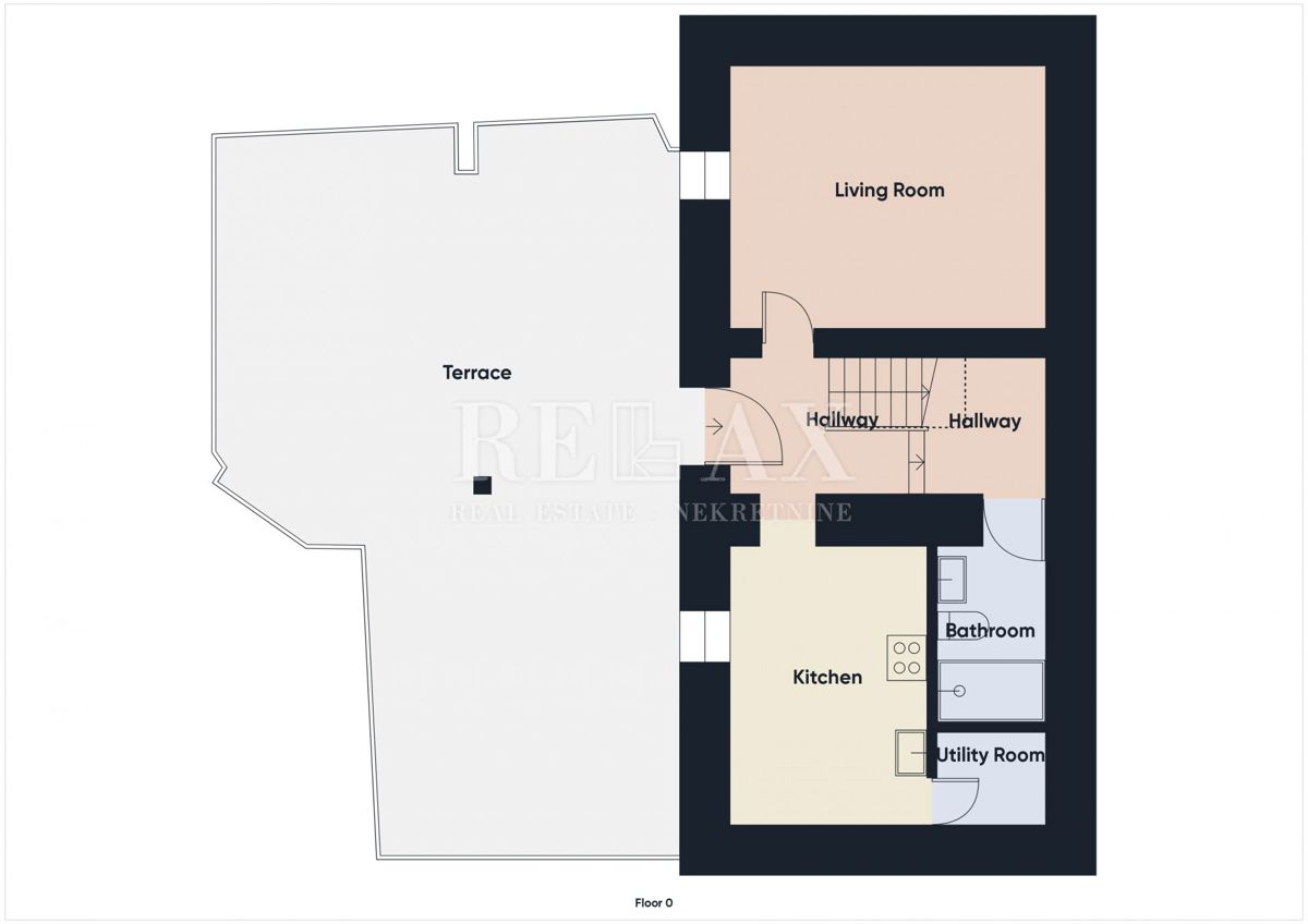 Dramalj - casa in pietra con vista panoramica