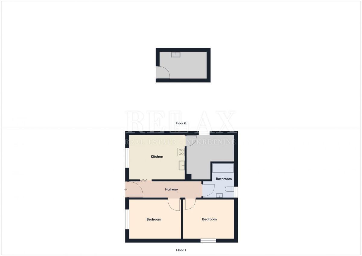 Volarice, Senj - casa a un piano con ampio giardino