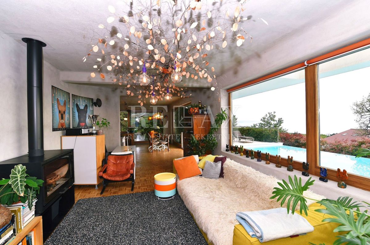 Kostrena - villa con piscina e vista mare