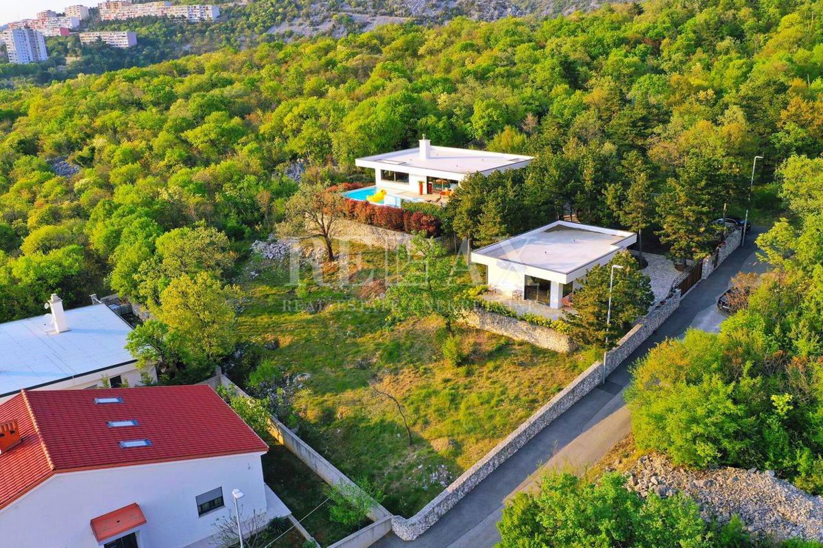 Kostrena - villa con piscina e vista mare