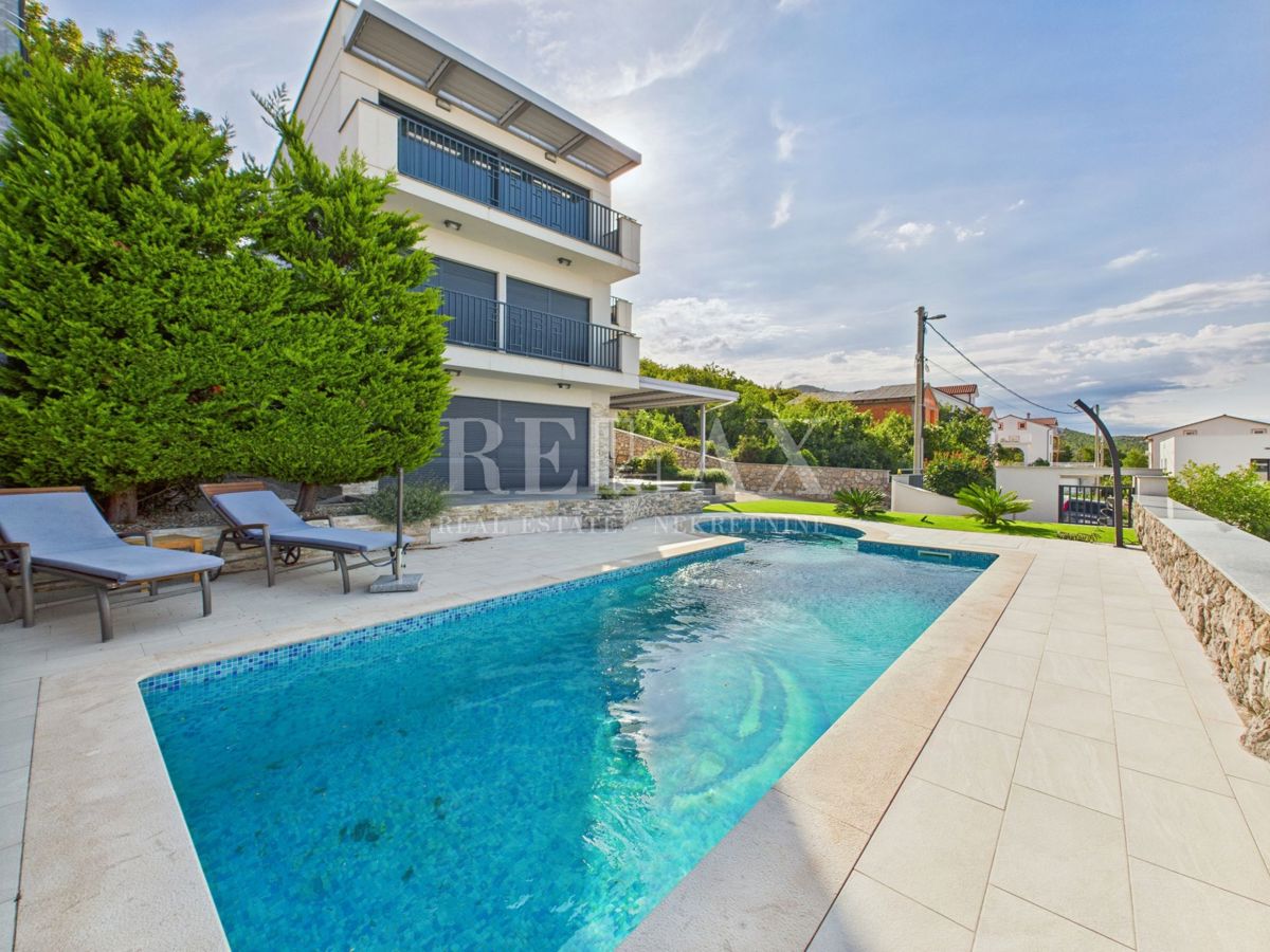 Klenovica - villa con piscina