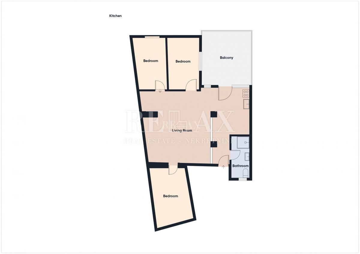 Jadranovo - appartamento con tre camere