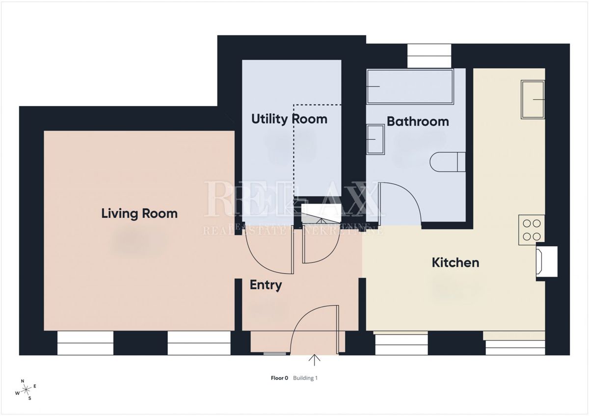 Kukuljanovo - casa, antico e rovina con un grande giardino