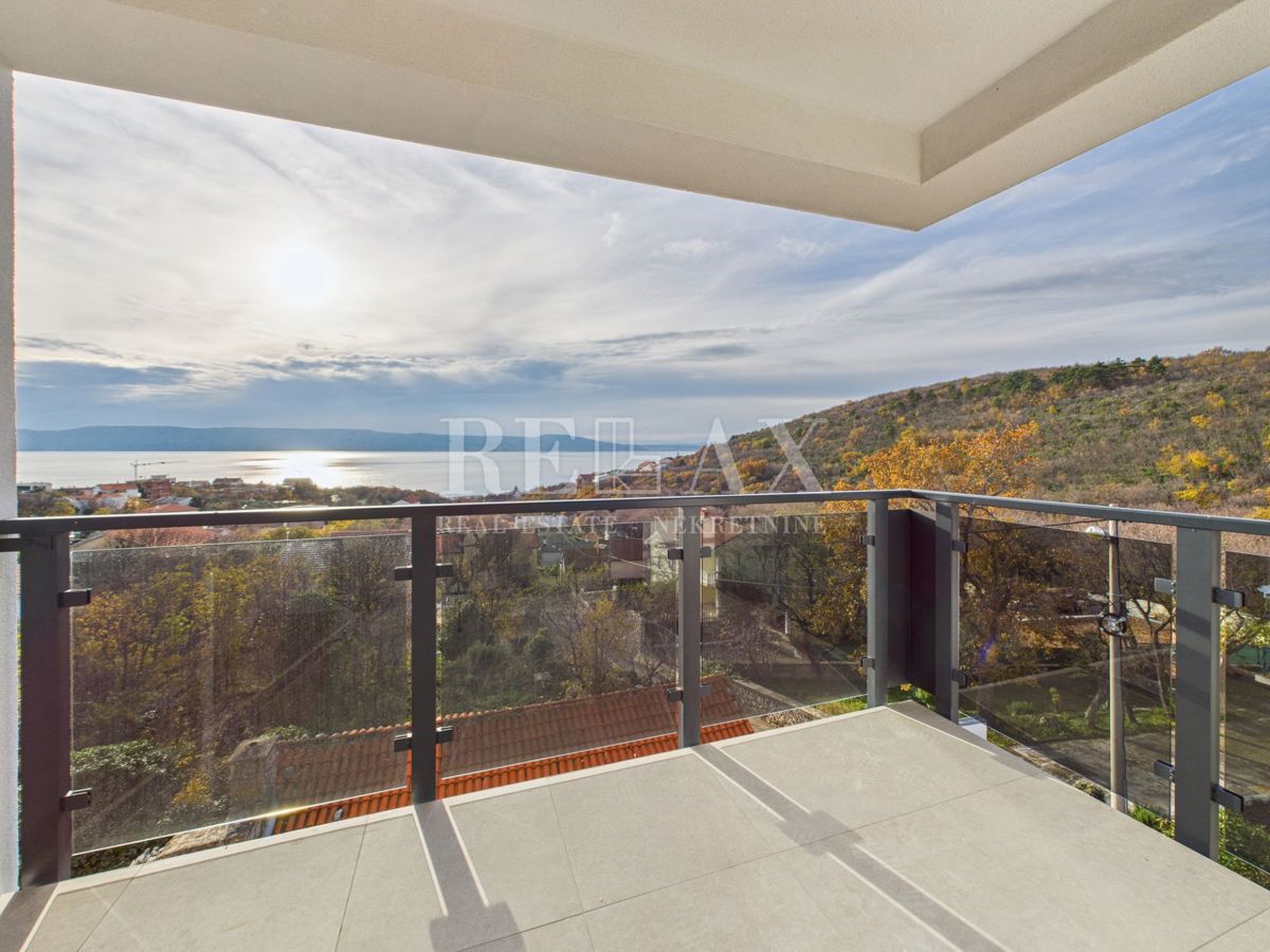 Povile – appartamento con due camere da letto e vista, nuova costruzione