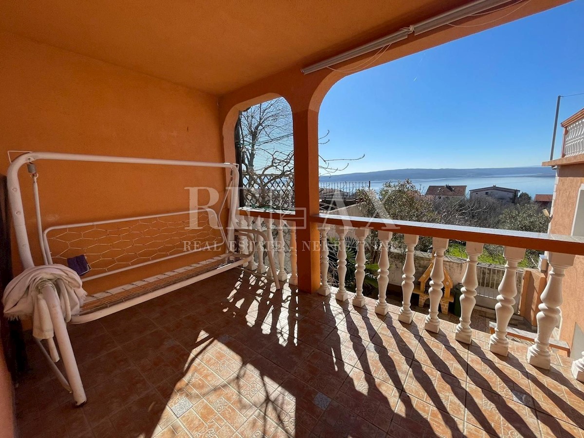 CRIKVENICA, DRAMALJ - Casa in pietra con vista mare