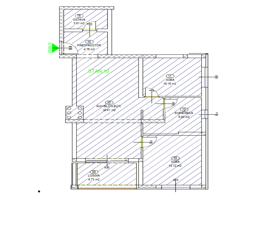 Rijeka, Kastav - appartamento in costruzione 76m2