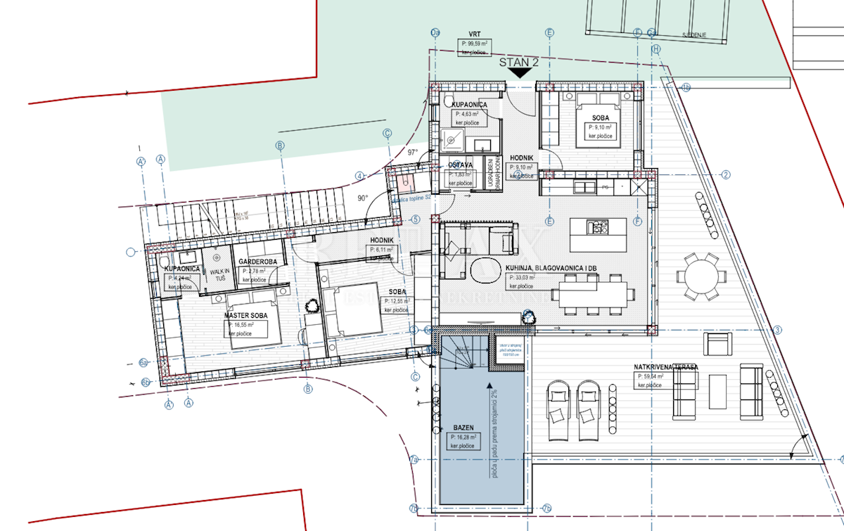 Rijeka, Kozala - appartamento di nuova costruzione con piscina