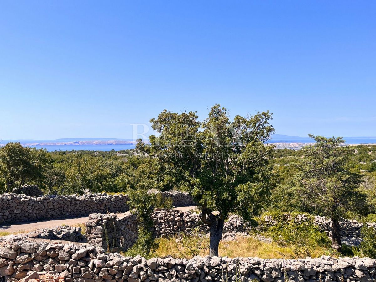Jablanac - casa in pietra con vista sul mare