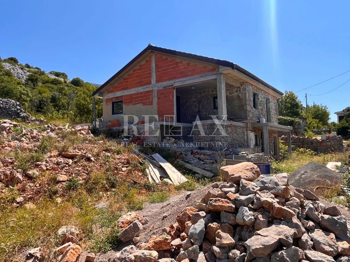 Jablanac - casa in pietra con vista sul mare