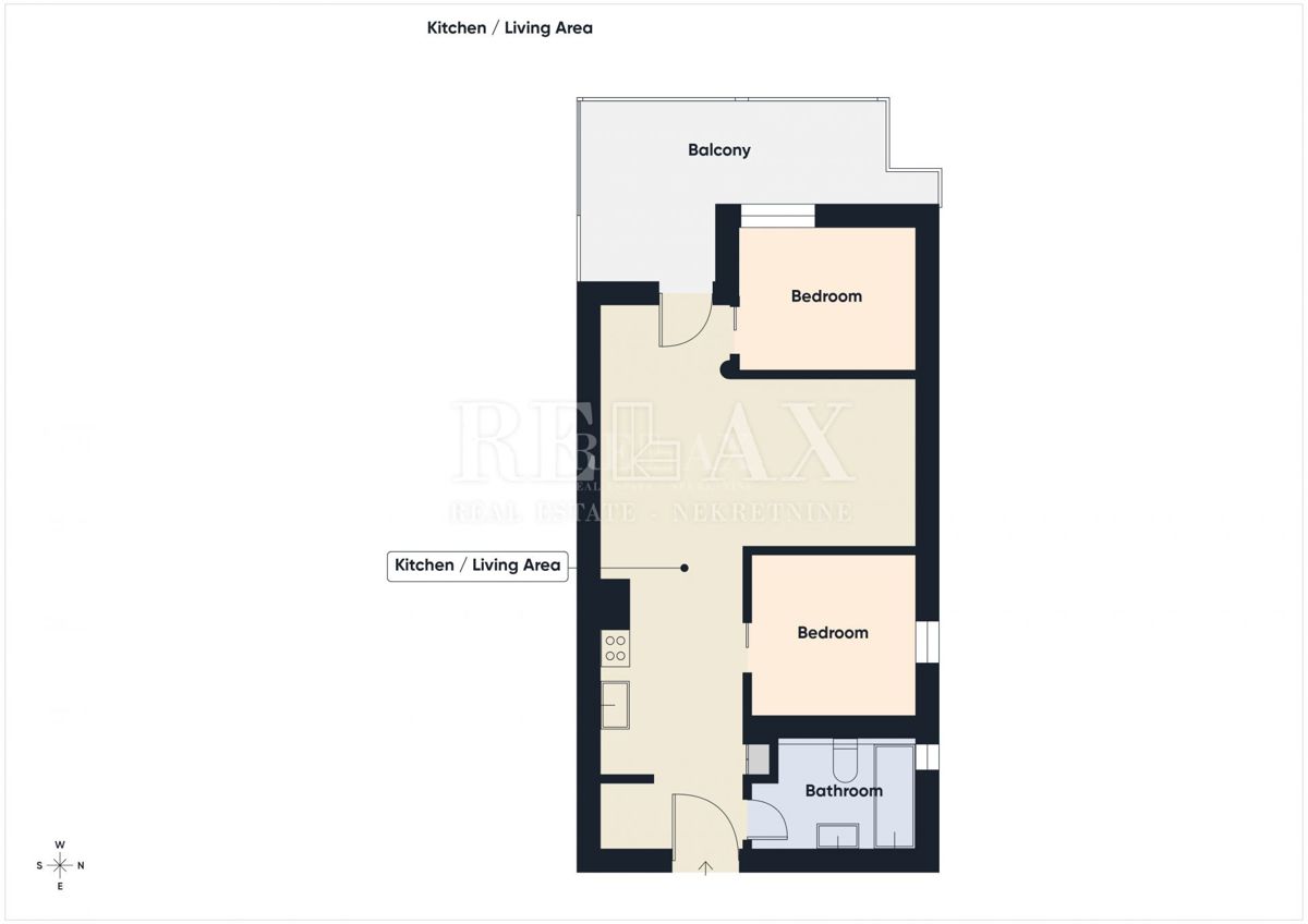 Senj - appartamento in seconda fila al mare