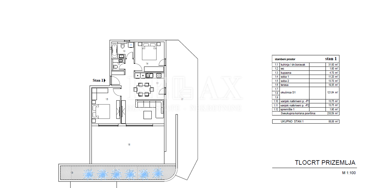 Rijeka, Kantrida - appartamento di lusso con giardino