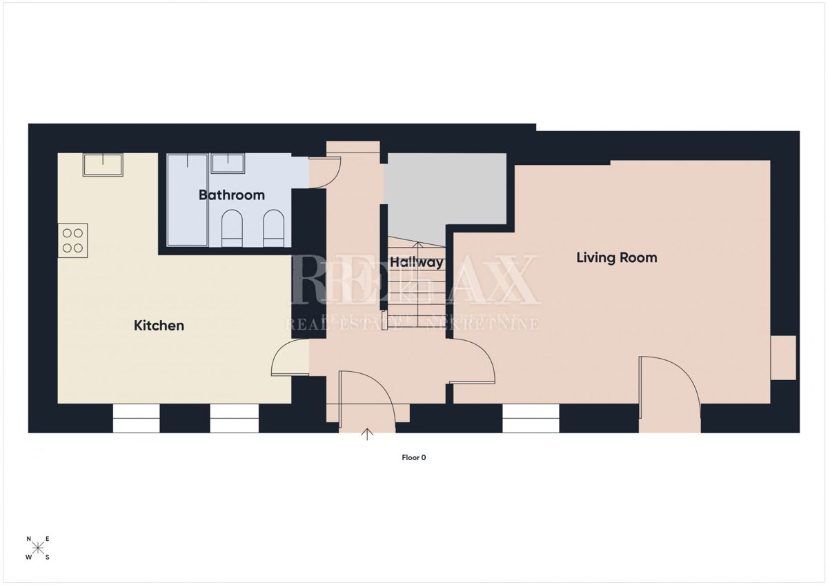 Bribir – Casa in pietra con ampio cortile e terreno