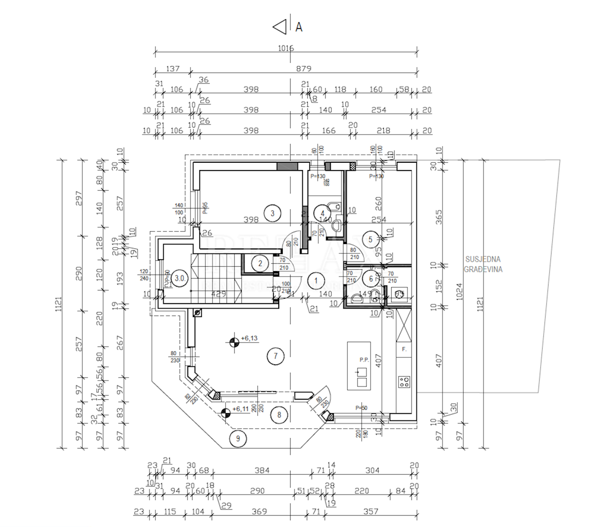 Crikvenica - appartamento di nuova costruzione con vista