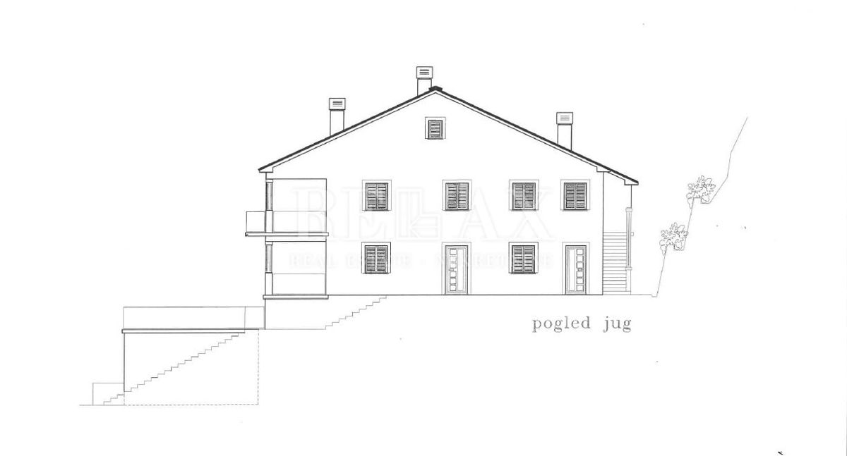 Senj - terreno edificabile con vista panoramica sul mare