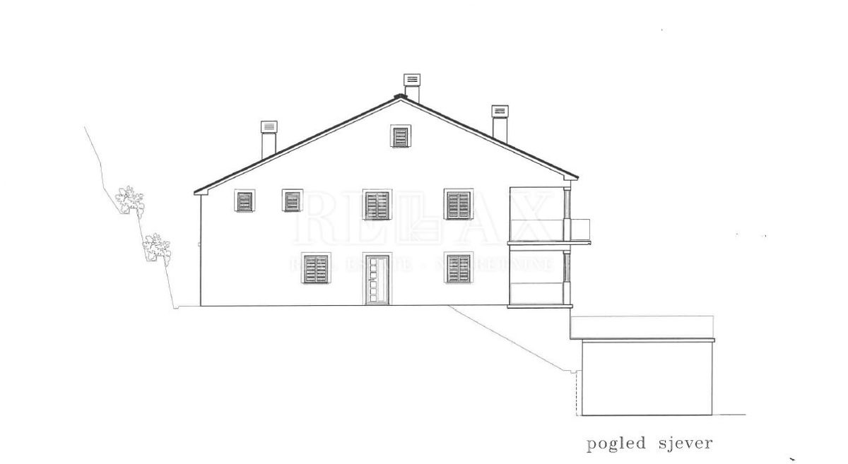 Senj - terreno edificabile con vista panoramica sul mare