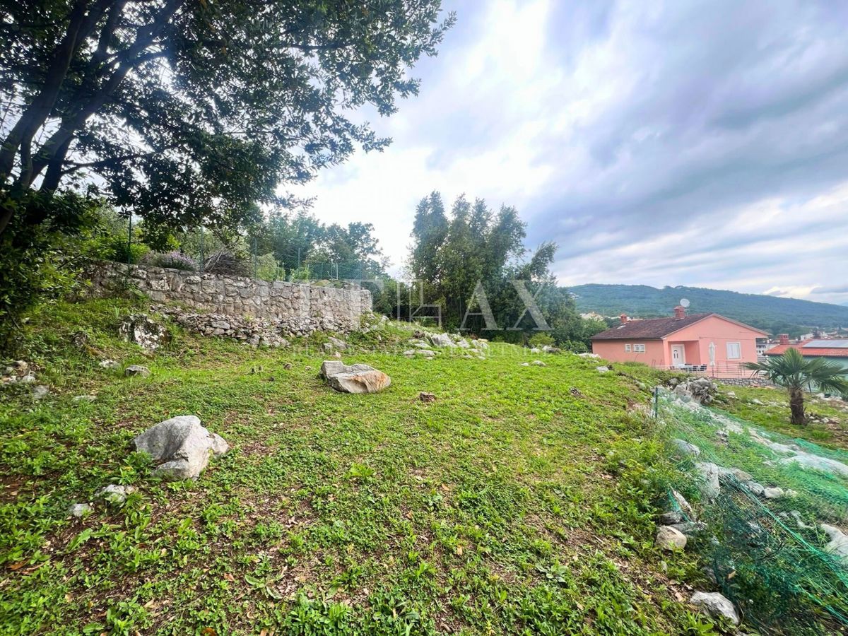 Oprić, Lovran - terreno edificabile con vista mare